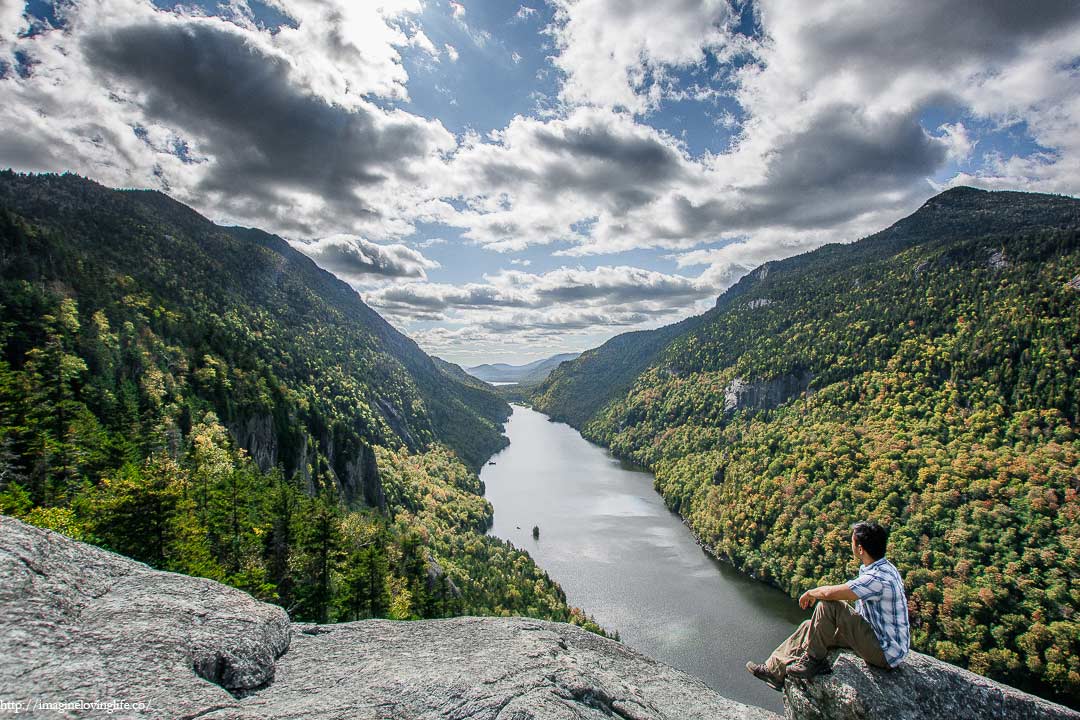 fish hawk cliffs view adirondacks